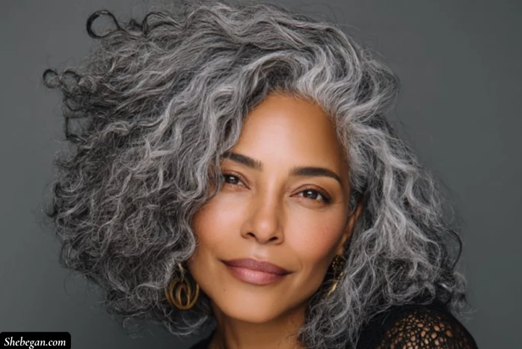 Curly Hair Ideas for Women Over 60