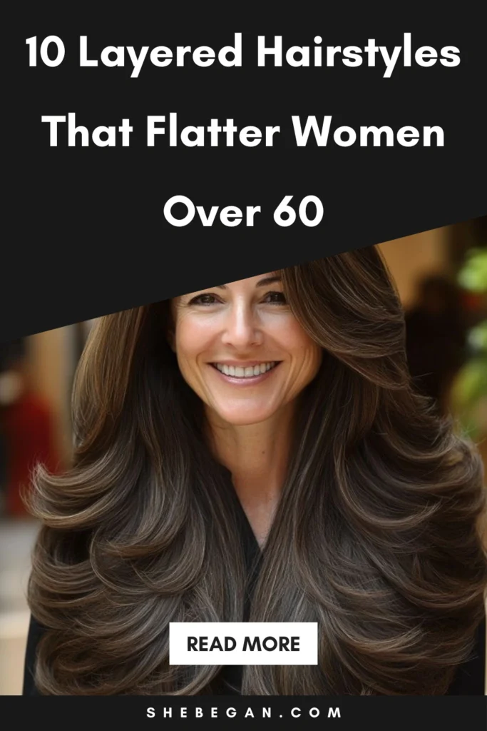 Layered Hairstyles That Flatter Women Over 60