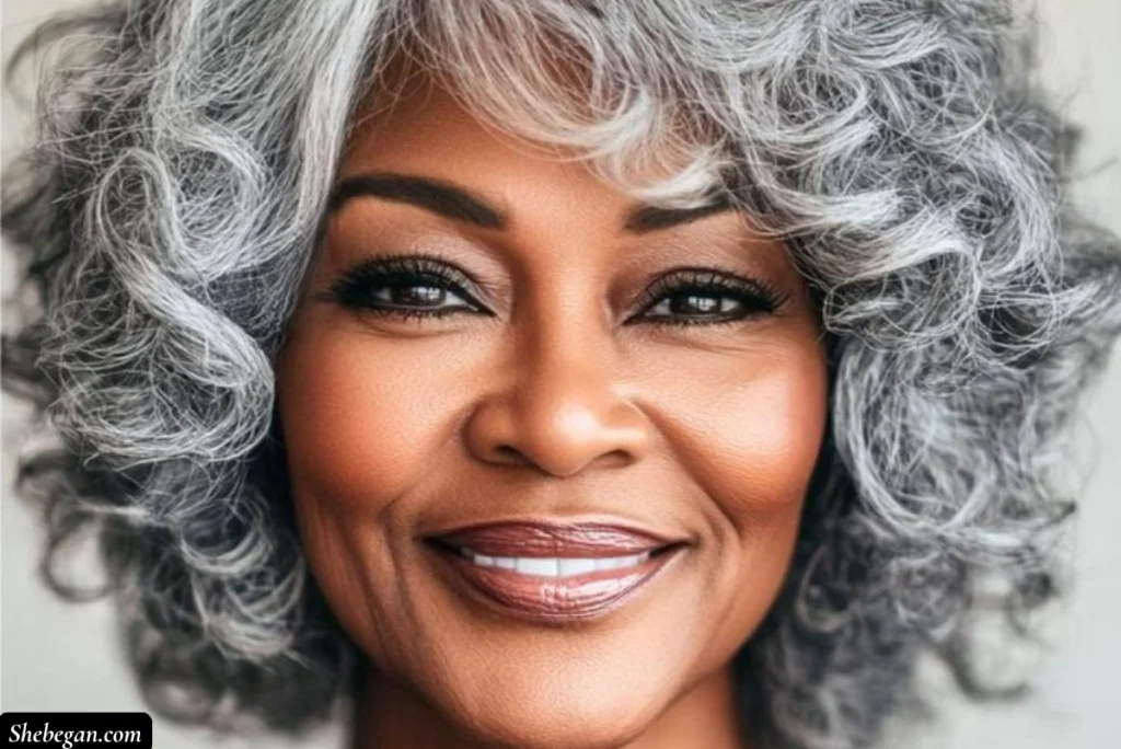 Curly Hair Ideas for Women Over 60