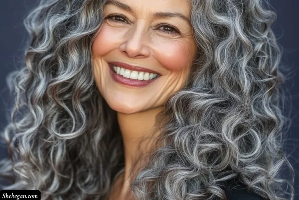 Curly Hair Ideas for Women Over 60