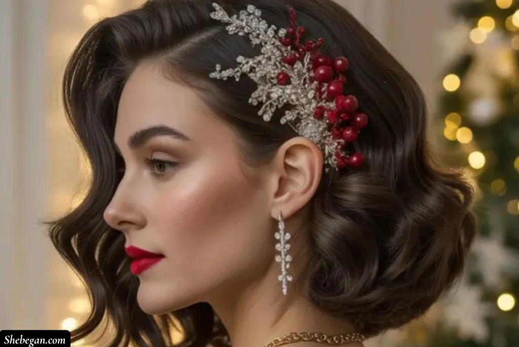 Christmas Hairstyles for Short Hair