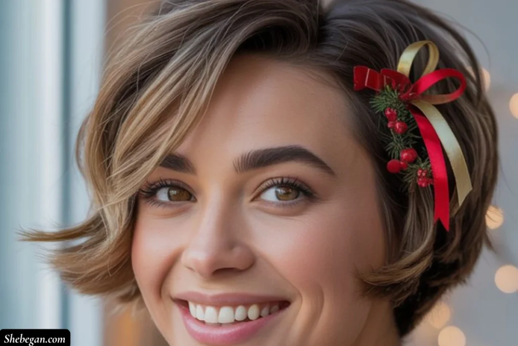 Christmas Hairstyles for Short Hair
