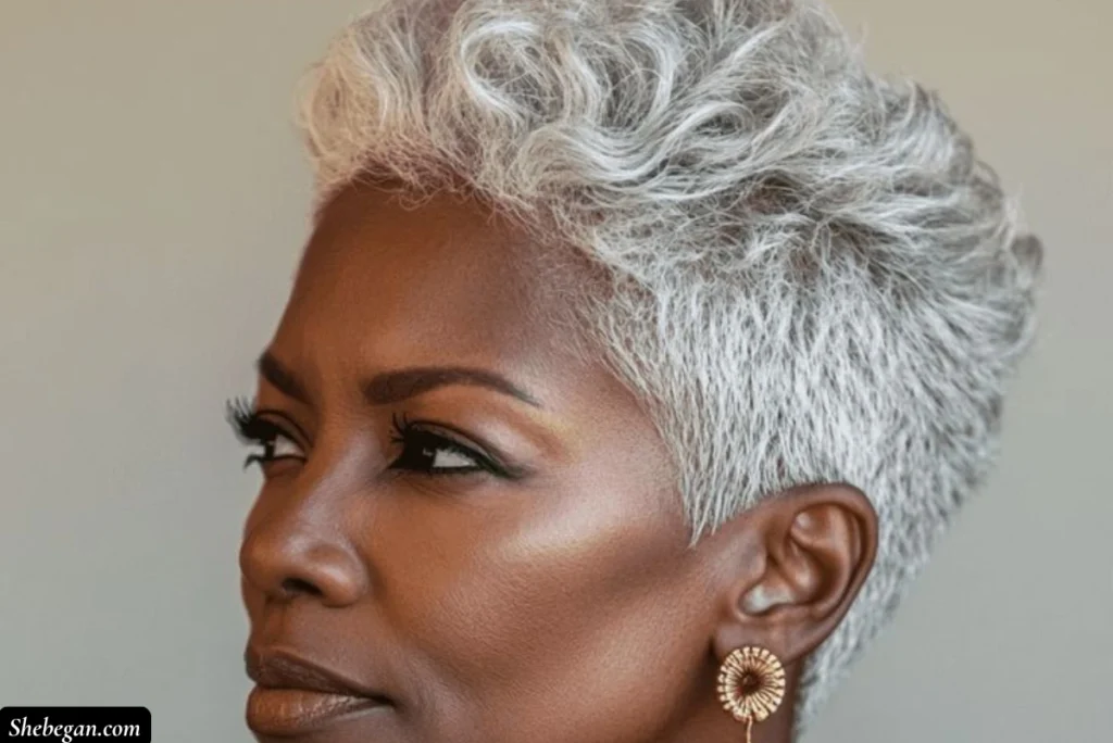 Curly Hair Ideas for Women Over 60